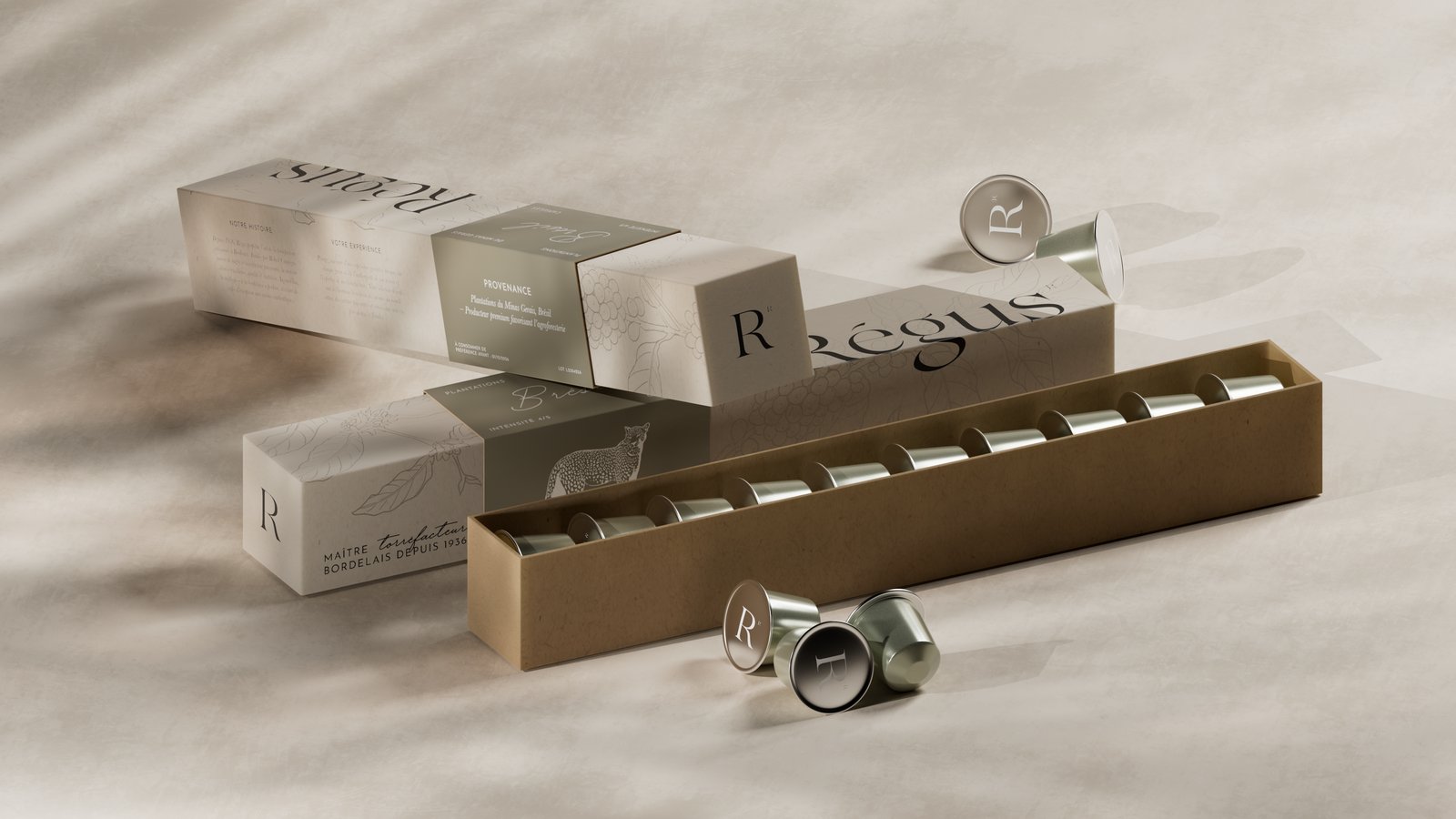 Régus — étuis et capsules